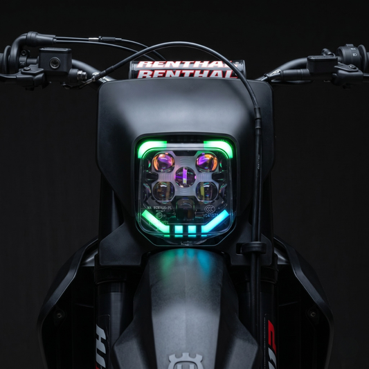 Cyborg RGB - Phare LED pour Husqvarna
