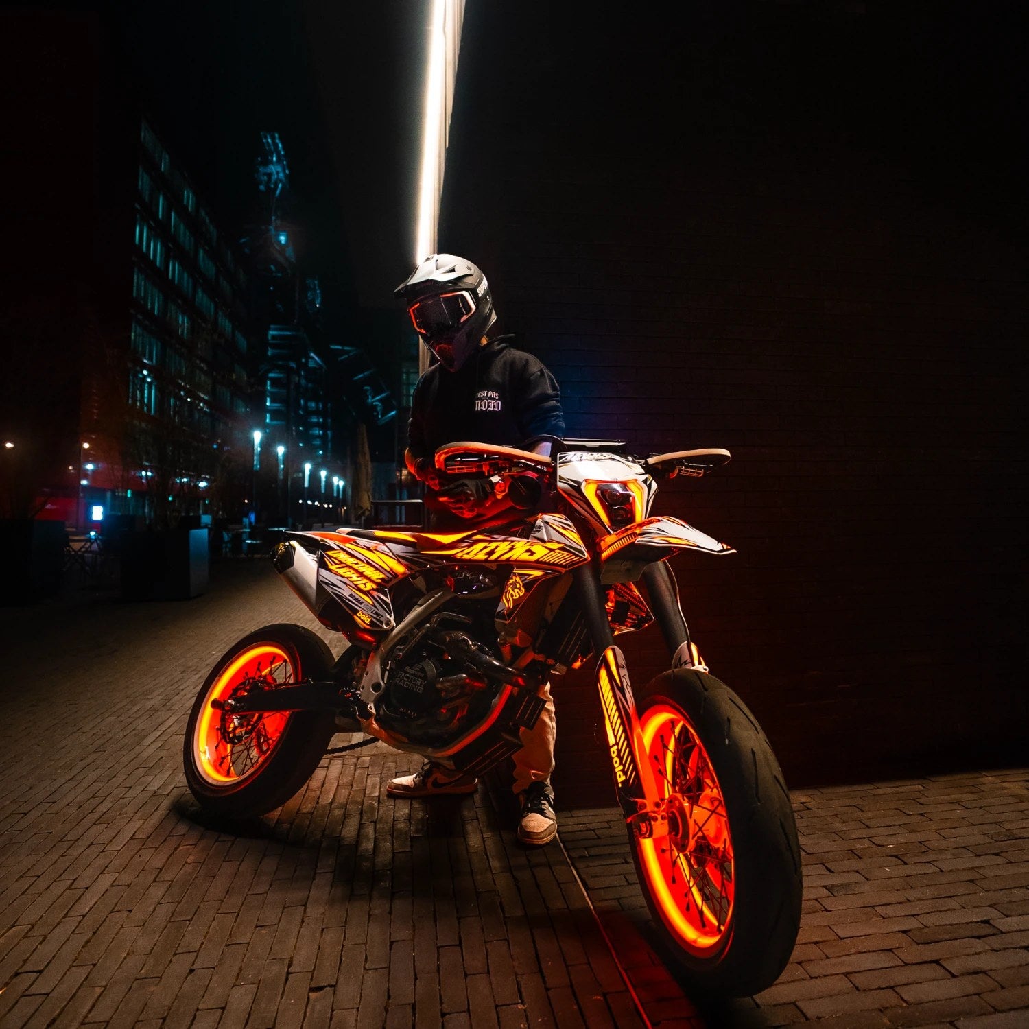 RGB Bike Build — supermoto 100% RGB
