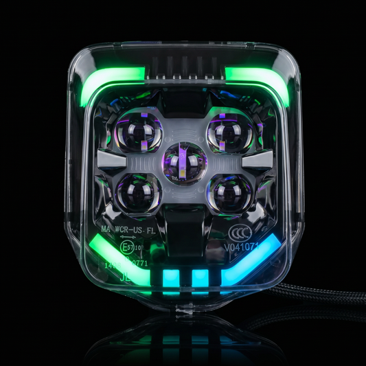 Cyborg RGB - Phare LED pour Husqvarna