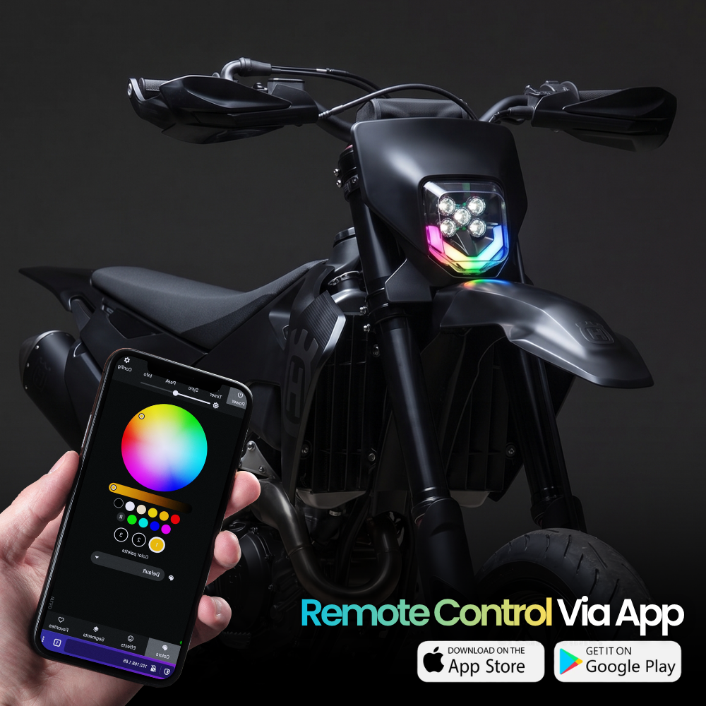 X Beam - Phare LED pour Husqvarna