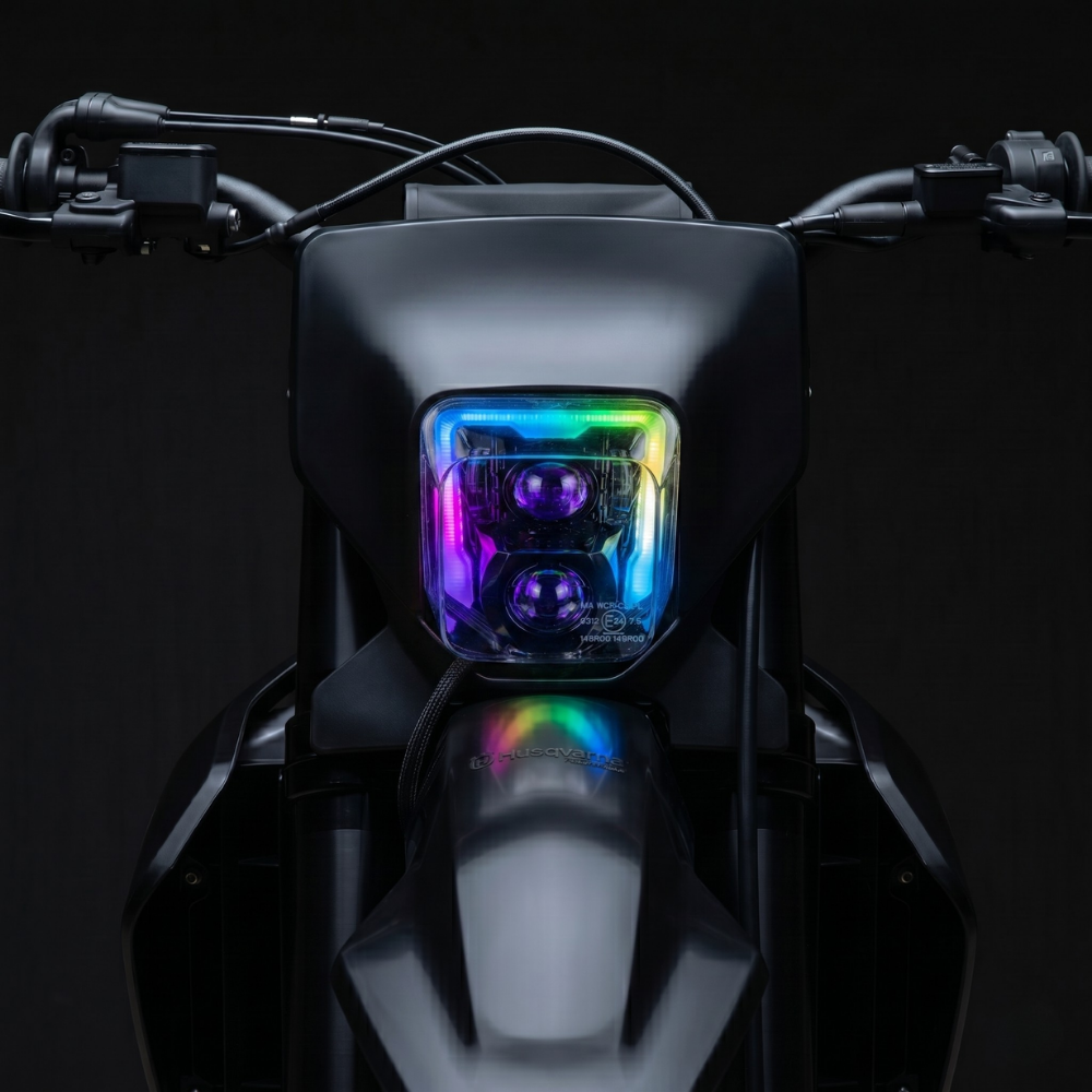 Phantom RGB - Phare LED pour Husqvarna