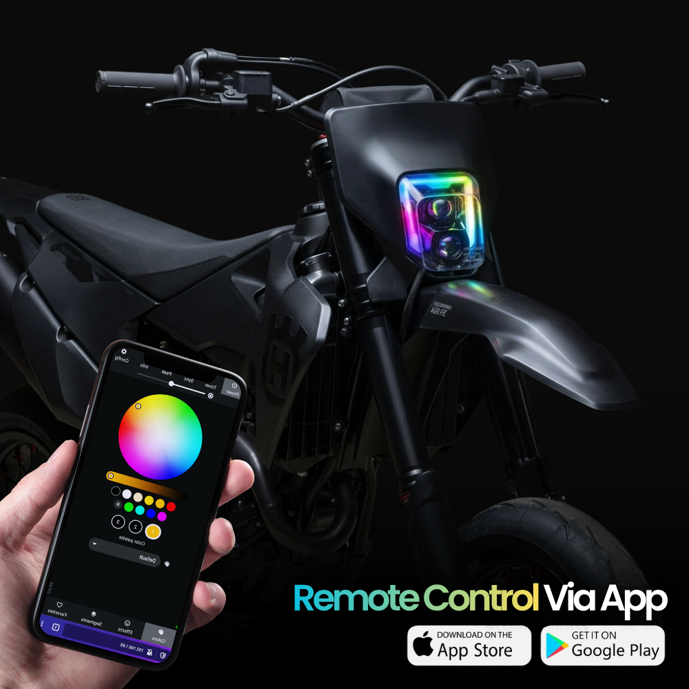 Phantom RGB - Phare LED pour Husqvarna