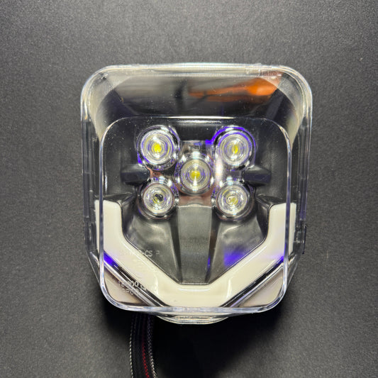 X BEAM HUSQVARNA — Phare LED RGB | Draconic Lights