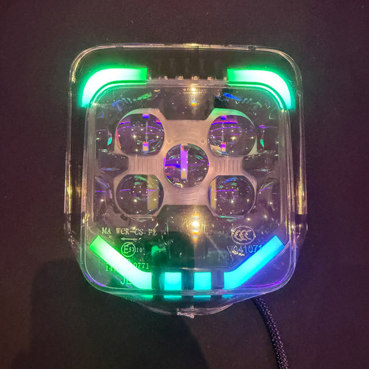 CYBORG HUSQVARNA — Phare LED RGB | Draconic Lights
