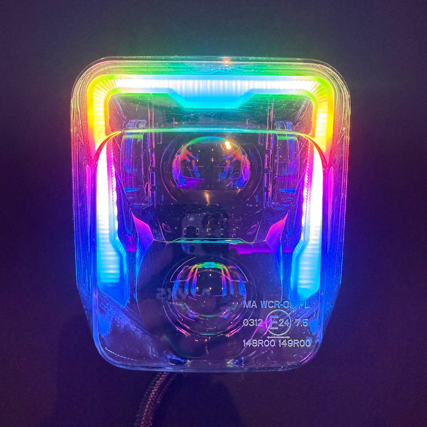 HUSQVARNA HEADLIGHT — Phare LED RGB | Draconic Lights