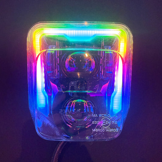 HUSQVARNA HEADLIGHT — Phare LED RGB | Draconic Lights