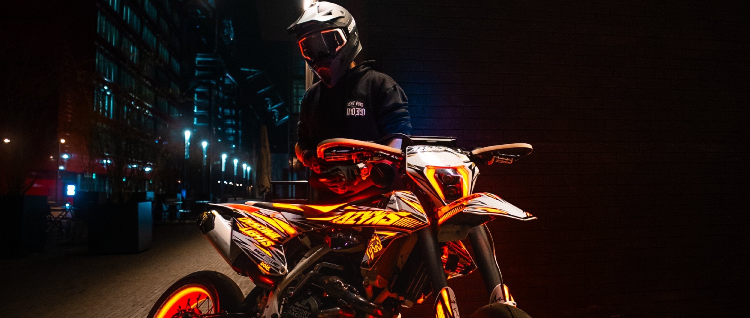 RGB Bike Build — supermoto 100% RGB